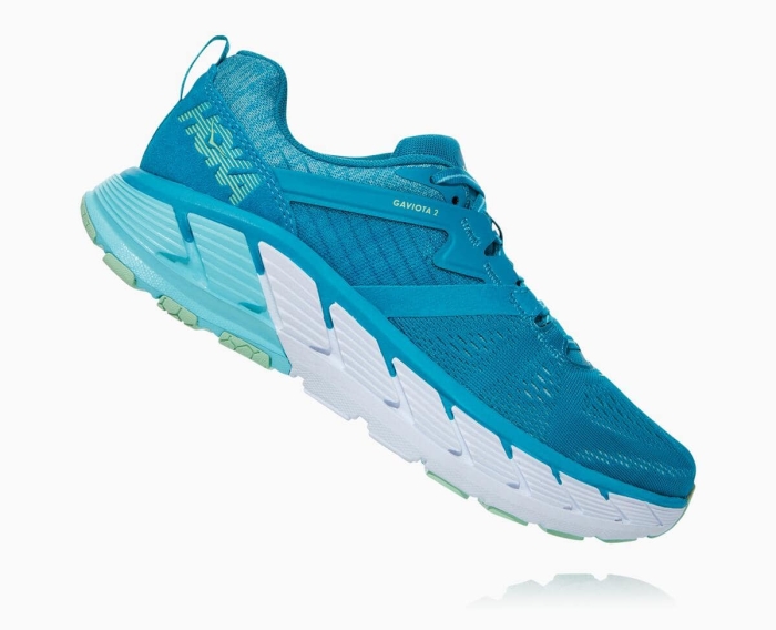 Hoka Joggesko Nettbutikk - HOKA ONE ONE Gaviota 2 Dame Blå [NO-57OGIE]